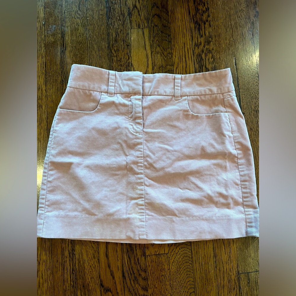 Jcrew pink corduroy size 2 mini skirt - vintage from ~2010